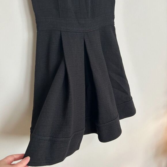 Black Proenza Schouler Pleated Wool Dress - Picture 8 of 11